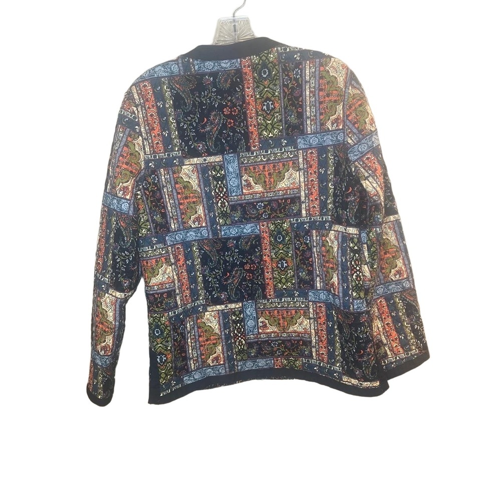 Womens Multi Patchwork Quilted Reversible Jacket … - image 4